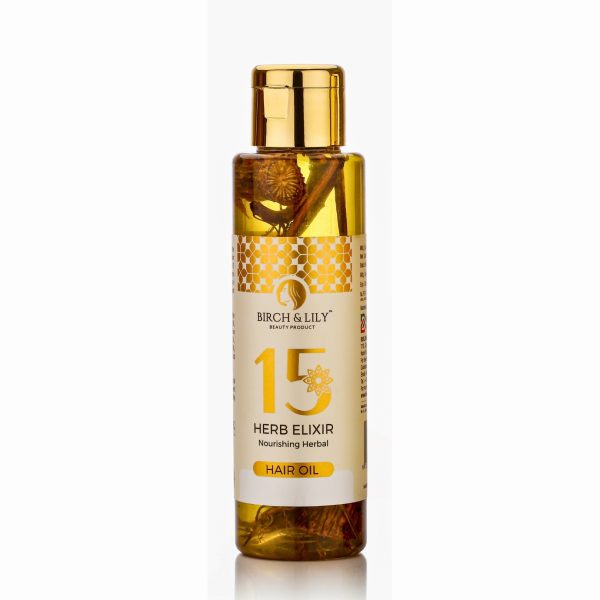 Birch And Lily 15 Herb Elixir  Hair Oil 100ml Hair Care