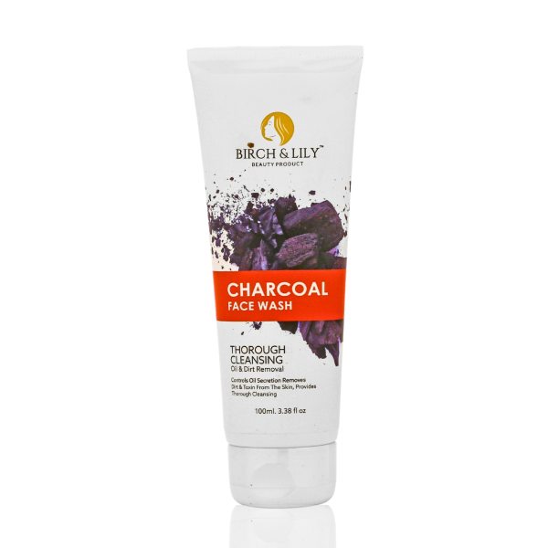 Birch And Lily Charcoal Face Wash 100ml Facewash And Scrub