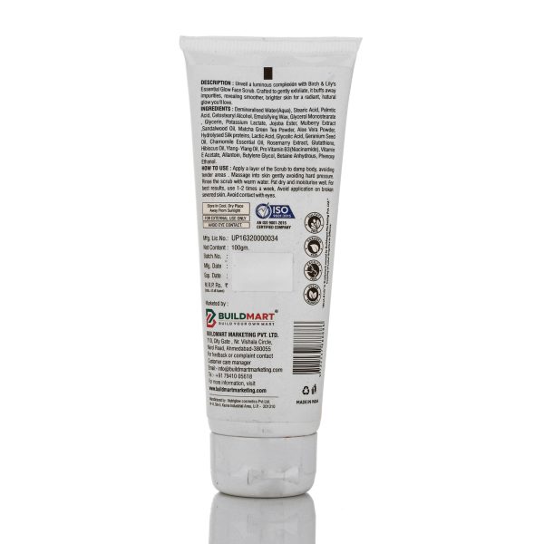 Birch And Lily Essential Glow Face Scrub 100gm Facewash And Scrub