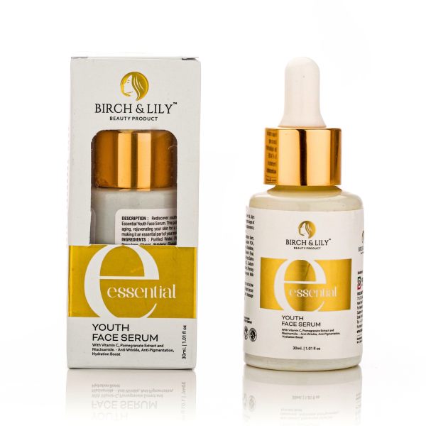 Birch And Lily Essential Youth Face Serum 30ml Serum And Sunscreen