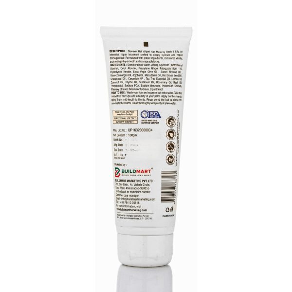 Birch And Lily Hair Expert Intensive Nourishment Hair Mask 100gm Hair Care