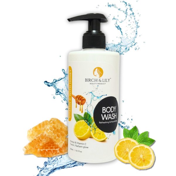 Birch And Lily Vitamin C With Honey Body Wash 300ml Bath Essentials