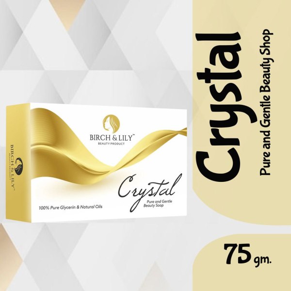 Birch And Lily Crystal Soap  75g  Pack of 2  Bath Essentials