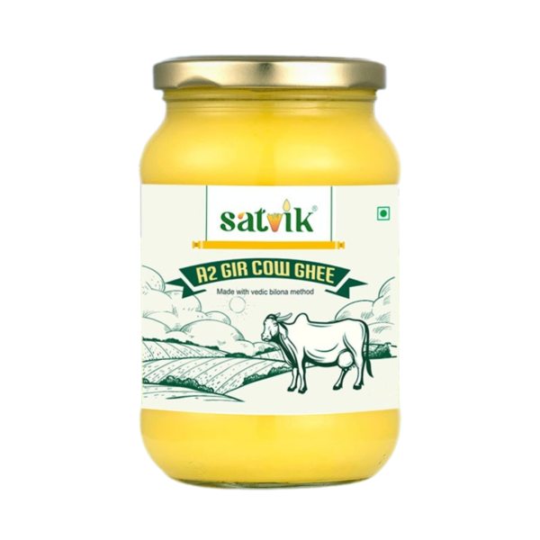 Satvik A2 Gir Cow Ghee 500 ML Grocery