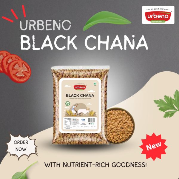 Urbeno Black Chana 500g Dals, Cereals And Pulses