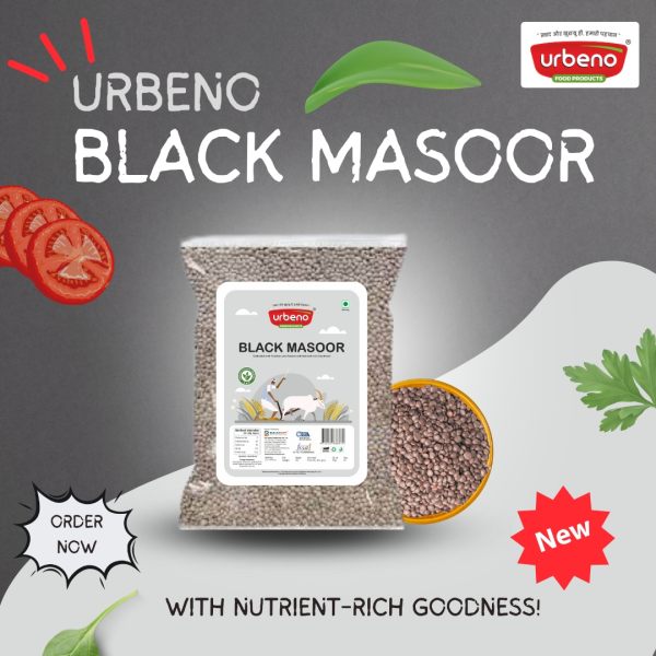 Urbeno Black Masoor 500g Dals, Cereals And Pulses