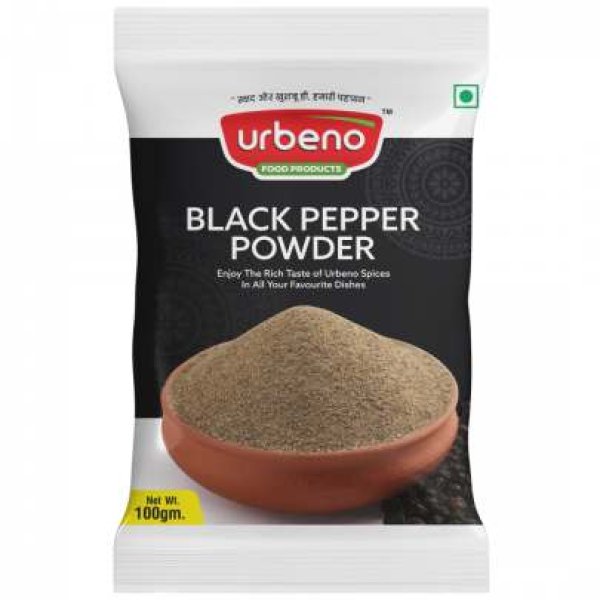 Urbeno Black Pepper Powder  100g  Spices