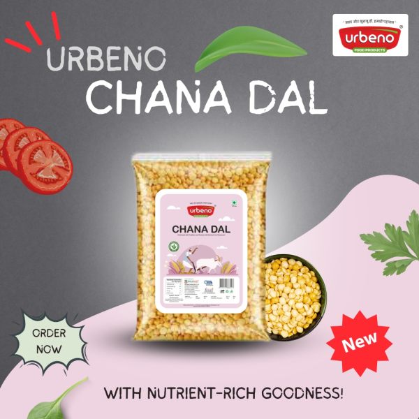 Urbeno Chana Dal 500g Dals, Cereals And Pulses