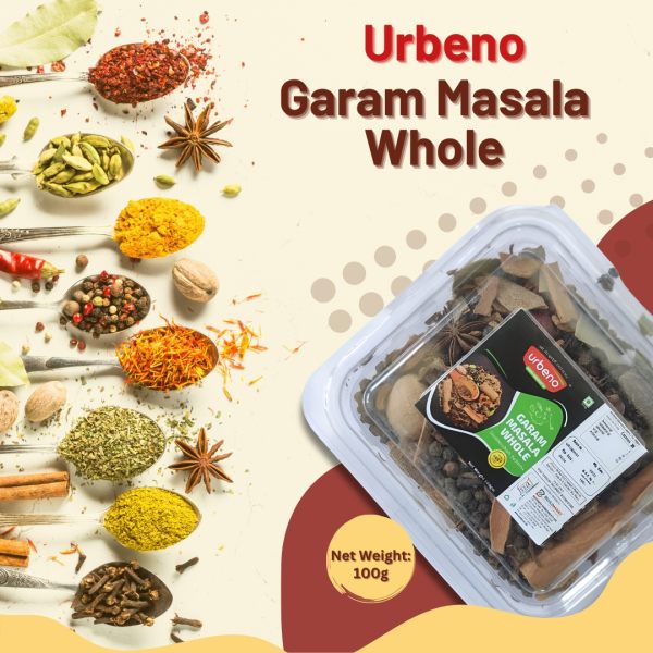 Urbeno Garam Masala Whole 100g  Spices Whole