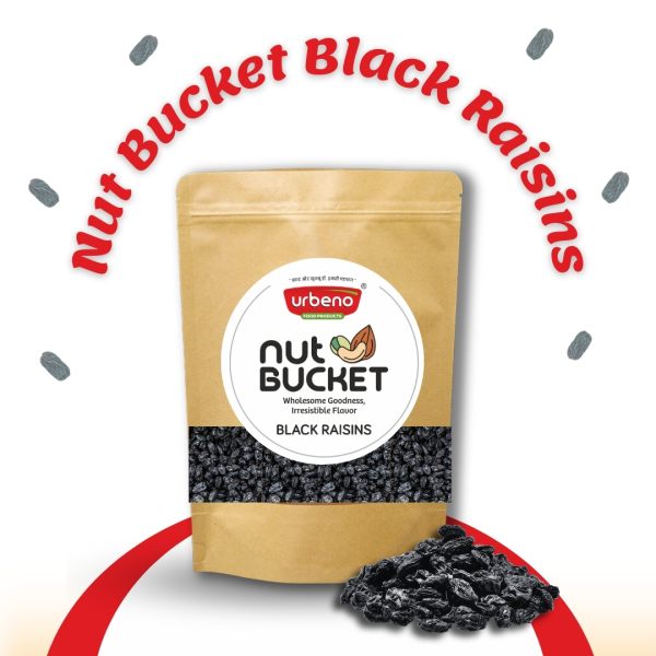 Urbeno Nut Bucket Black Raisins 200g Dry Fruits