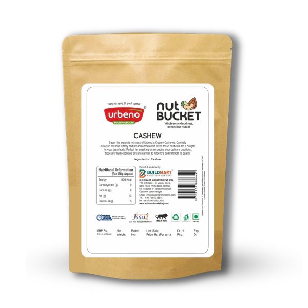 Urbeno Nut Bucket Cashew 200g Dry Fruits