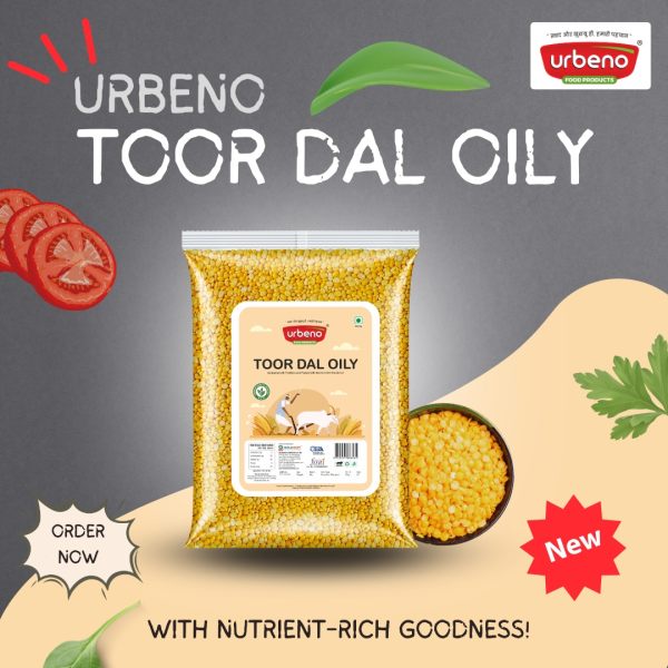 Urbeno Toor Dal Oily 500g Dals, Cereals And Pulses